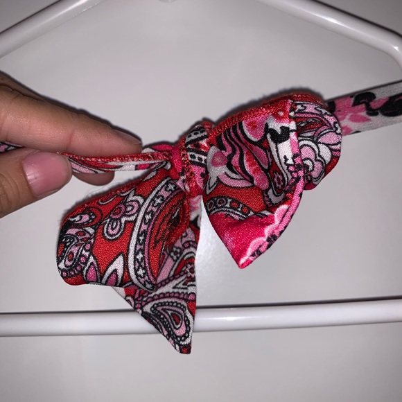 Juniors XL Red and Black Halter Top - Picture 6 of 9